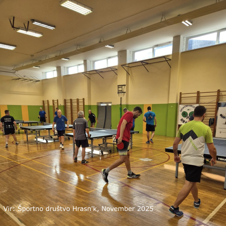 Turnir namiznega tenisa, ŠD Hrasn'k