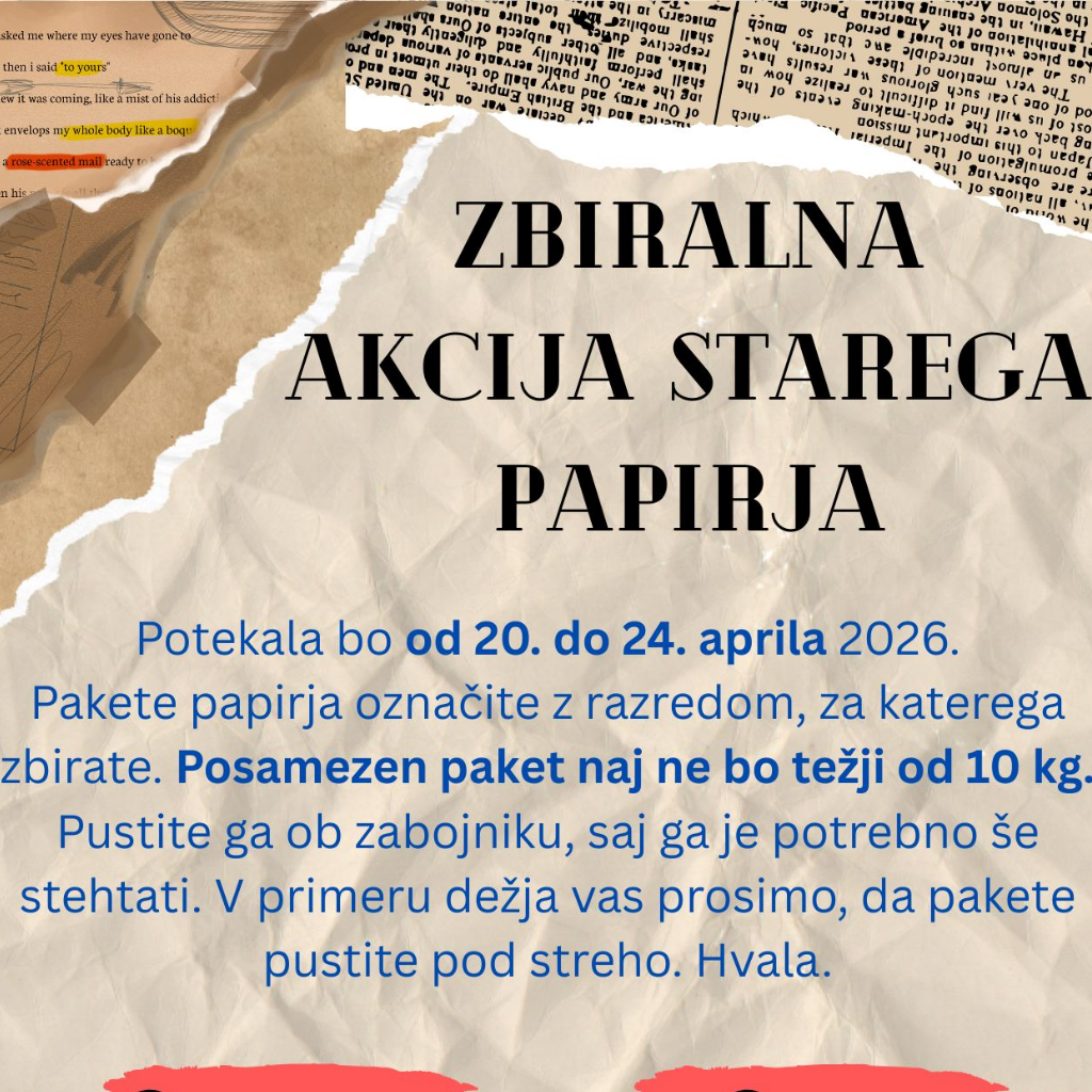 Zbiralna akcija starega papirja