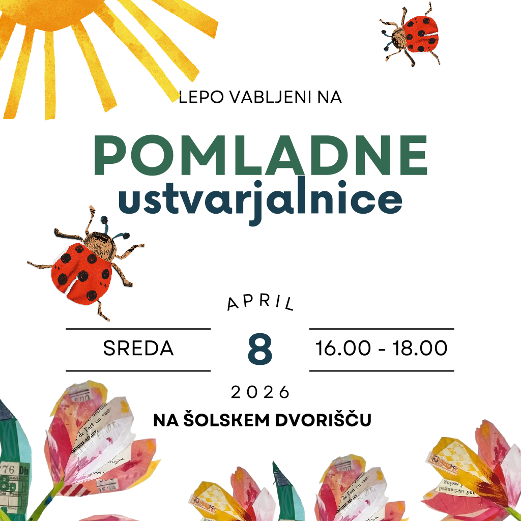 Vabilo na Pomladne ustvarjalnice