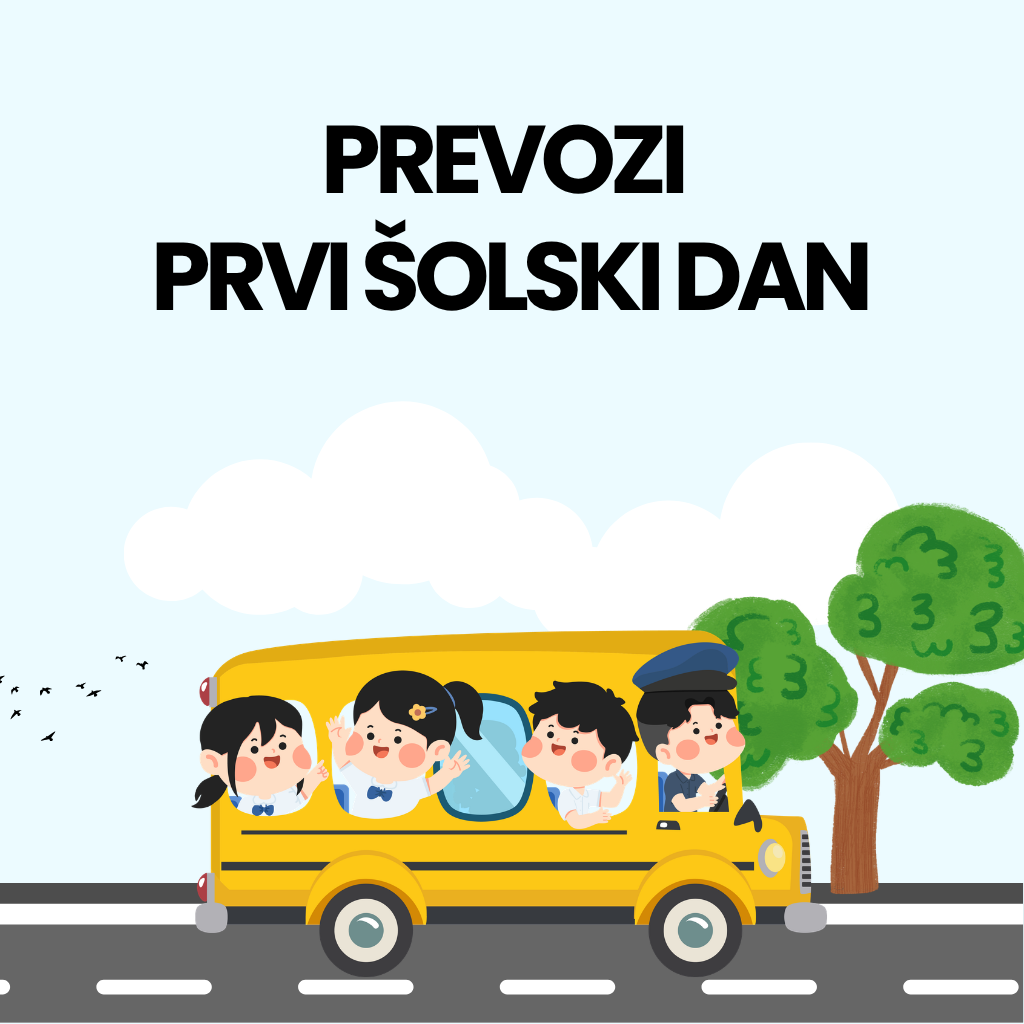 PREVOZI - PRVI ŠOLSKI DAN 2026